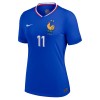 Maillot de Supporter France Dembele 11 Domicile Euro 2024 Pour Femme